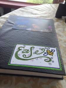 The decorated Scrib... the bee is for "DO, be a good BE!"  Heh heh...